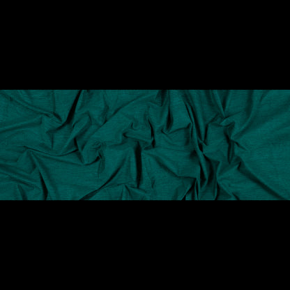 Turquoise and Black Duo-Tone French Terry Folded