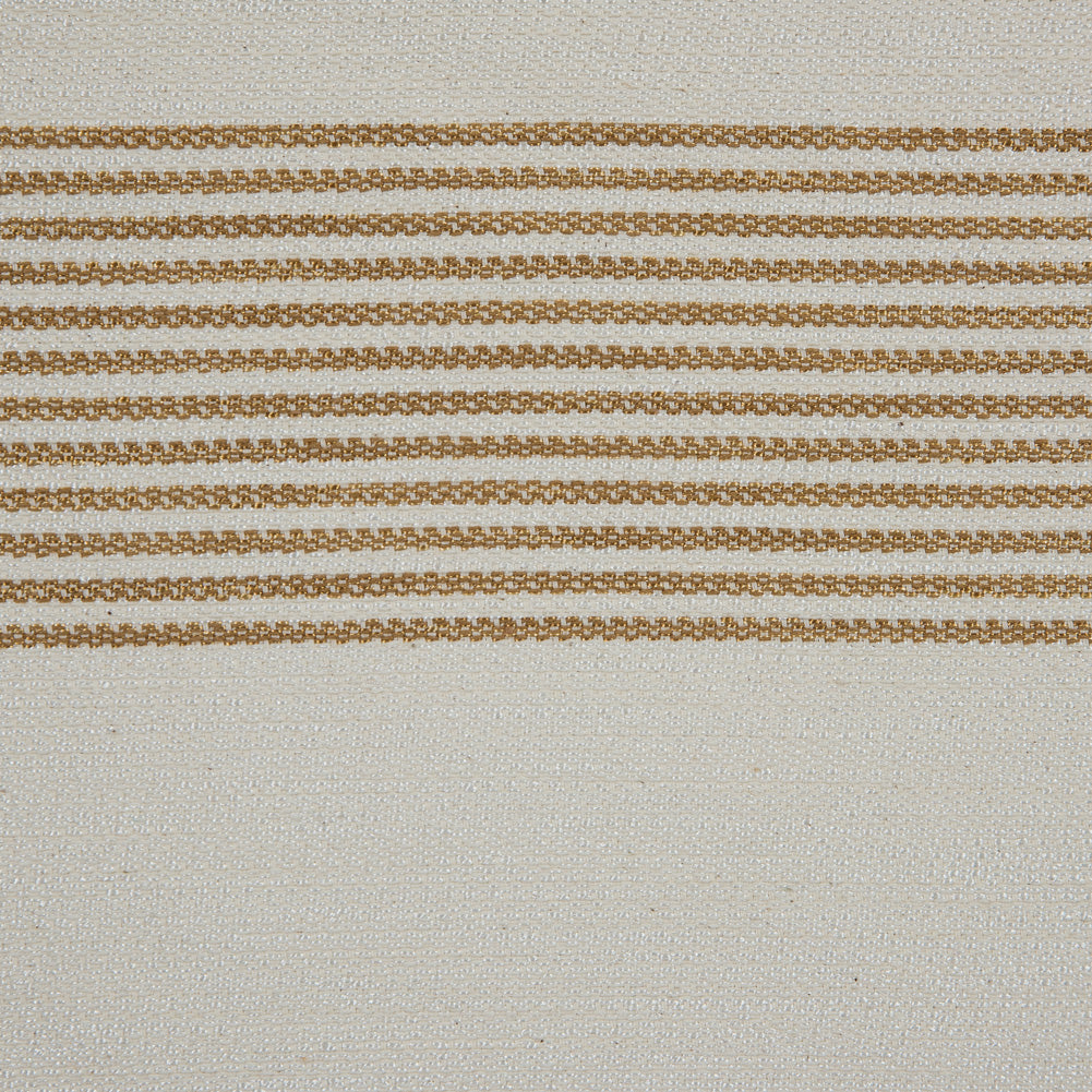 Derek Lam Natural and Straw Striped Cotton Blend Detail