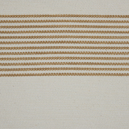 Derek Lam Natural and Straw Striped Cotton Blend Detail