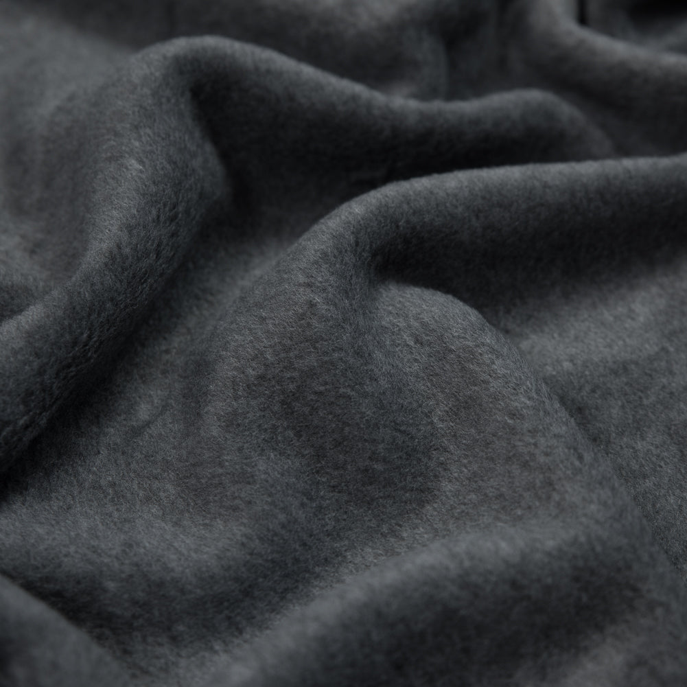 No-Pill Polyester Fleece - Charcoal Heather - Shropshire Collection Full