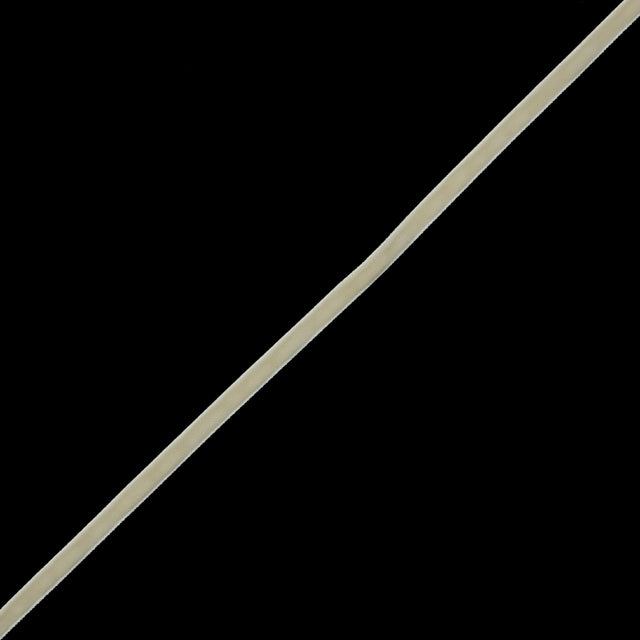 Ivory Single-Faced Velvet Ribbon - 0.25"