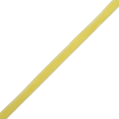 Single Faced Velvet Ribbon Made in Italy - 1/4" - Yellow - Sabine Collection