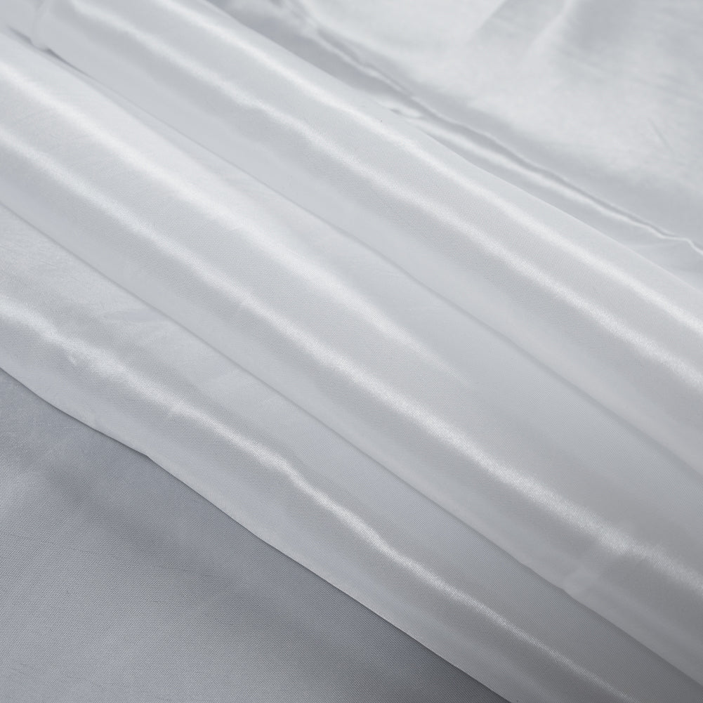 Flame Retardant Polyester Woven - White Detail