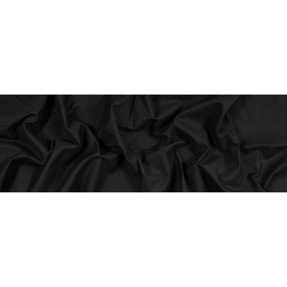Brushed Cotton Duvetyne 9oz - Black Folded