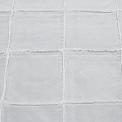 White Pintuck Satin Full