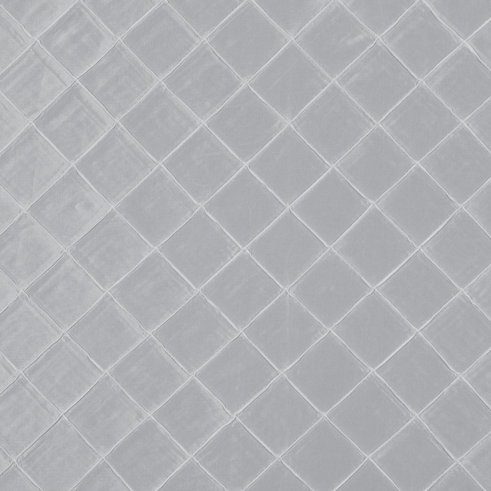 White Pintuck Satin