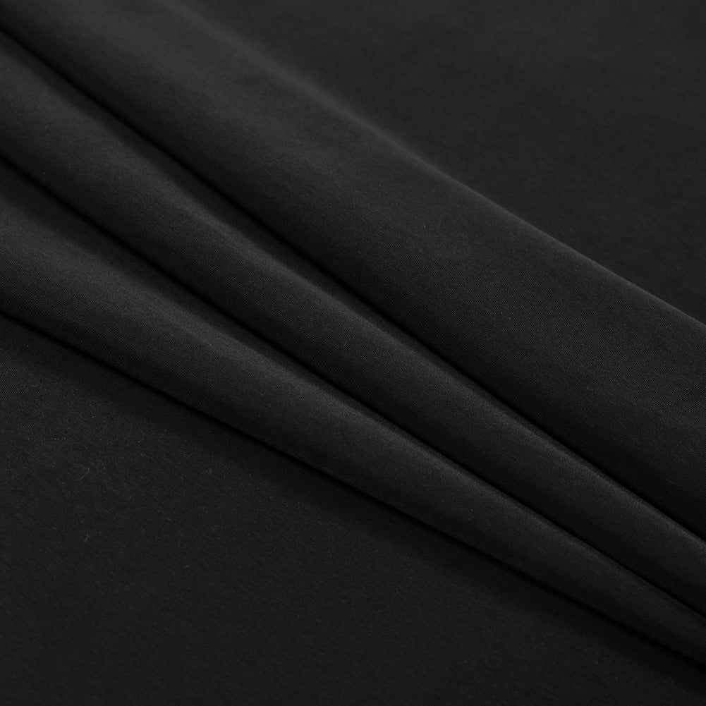 Polyester Peachskin - Black Folded