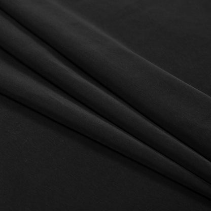 Polyester Peachskin - Black Folded