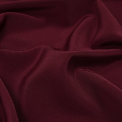 Polyester Peachskin - Dark Burgundy Detail