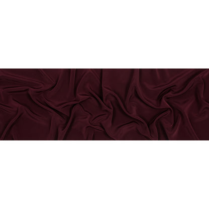 Polyester Peachskin - Dark Burgundy Full