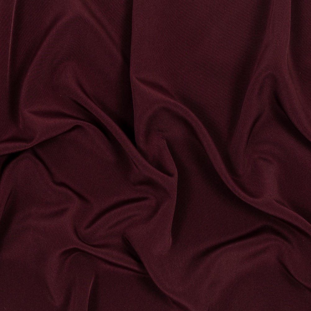 Polyester Peachskin - Dark Burgundy