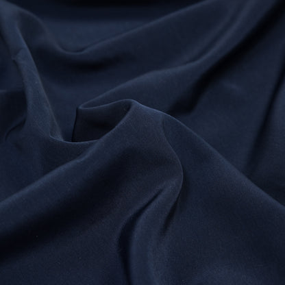 Polyester Peachskin - Navy Detail