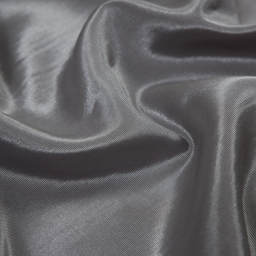 Flame Retardant Polyester Bengaline - Silverado Detail