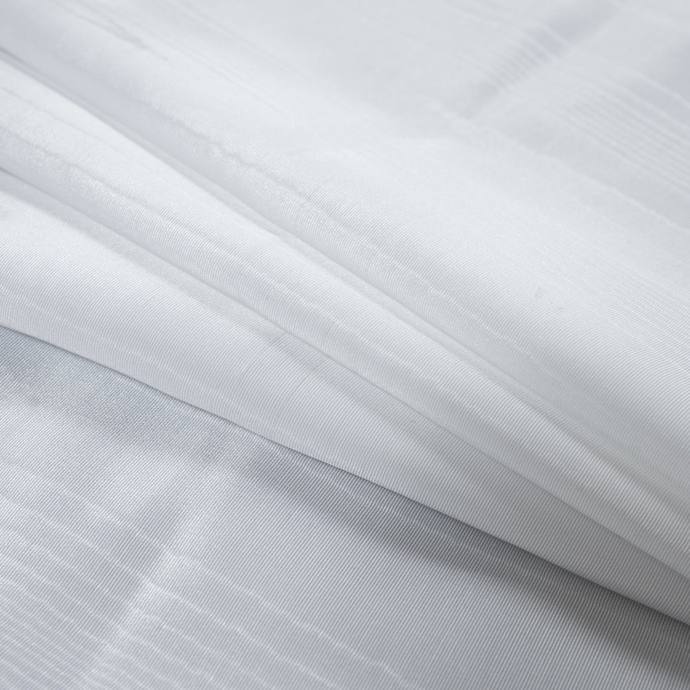 Polyester Moire Bengaline - Ultra White - Florence Collection Folded