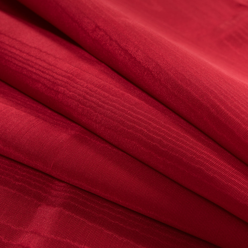 Polyester Bengaline Moire - Valentine Red - Florence Collection Folded