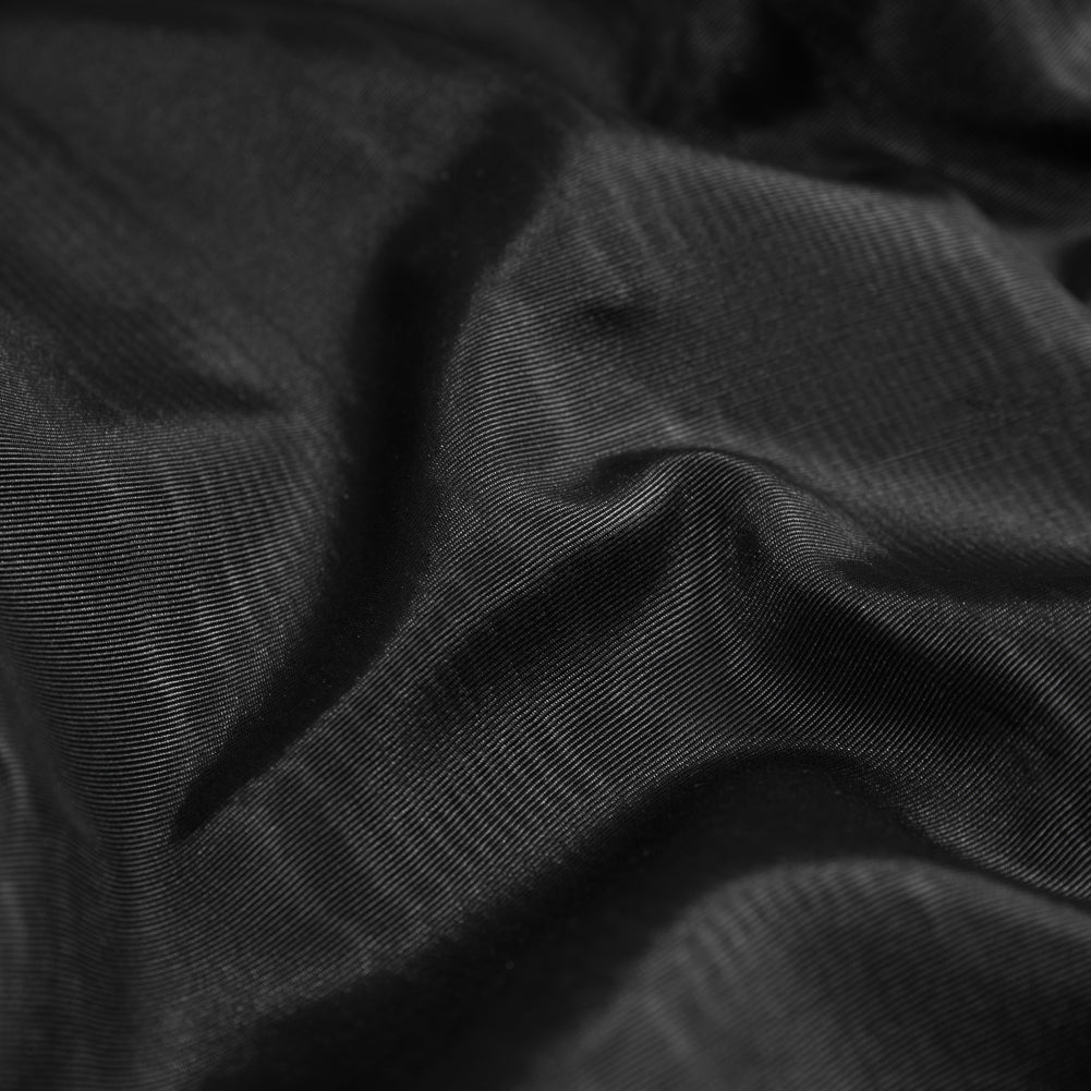 Polyester Moire Bengaline - Jet Black - Florence Collection Full