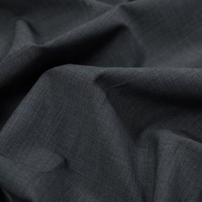 Stretch Wool Suiting - Heathered Cool Gray Detail