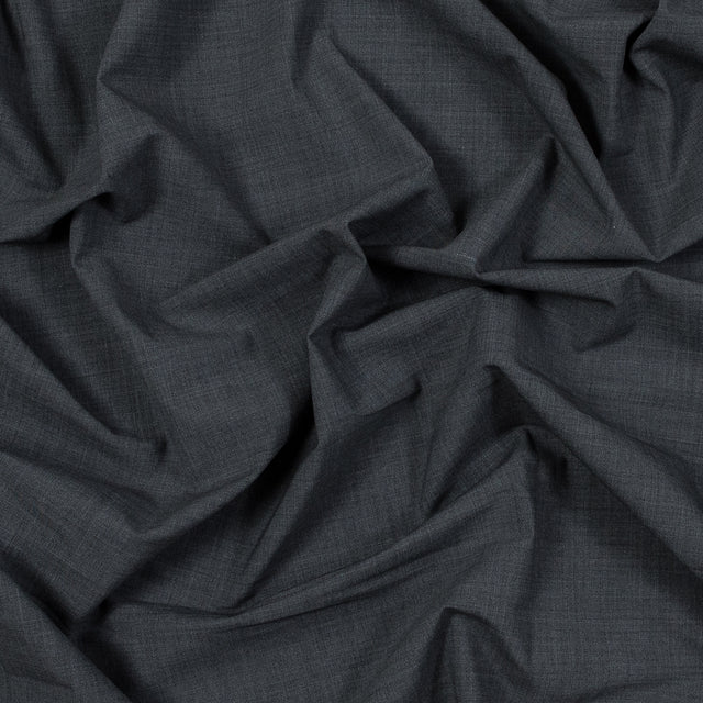 Stretch Wool Suiting - Heathered Cool Gray