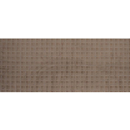 Faux Suede with Perforated Squares - Warm Beige Full