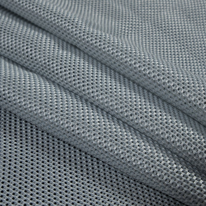 Theory Silver and Blue Loosely Woven Cotton and Rayon Blend Folded