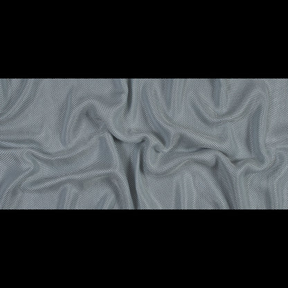 Theory Silver and Blue Loosely Woven Cotton and Rayon Blend Full