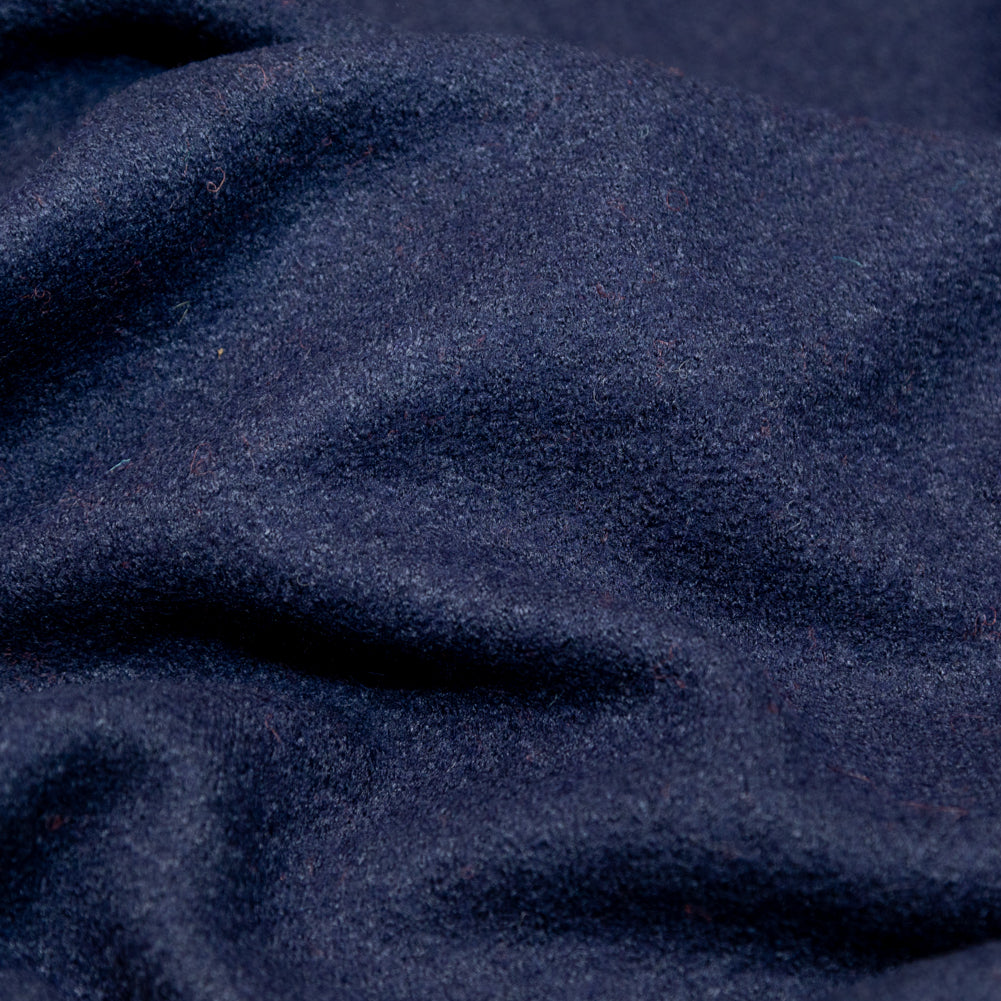 Boiled Wool Coating Fabric - Navy - Ketil Collection Full