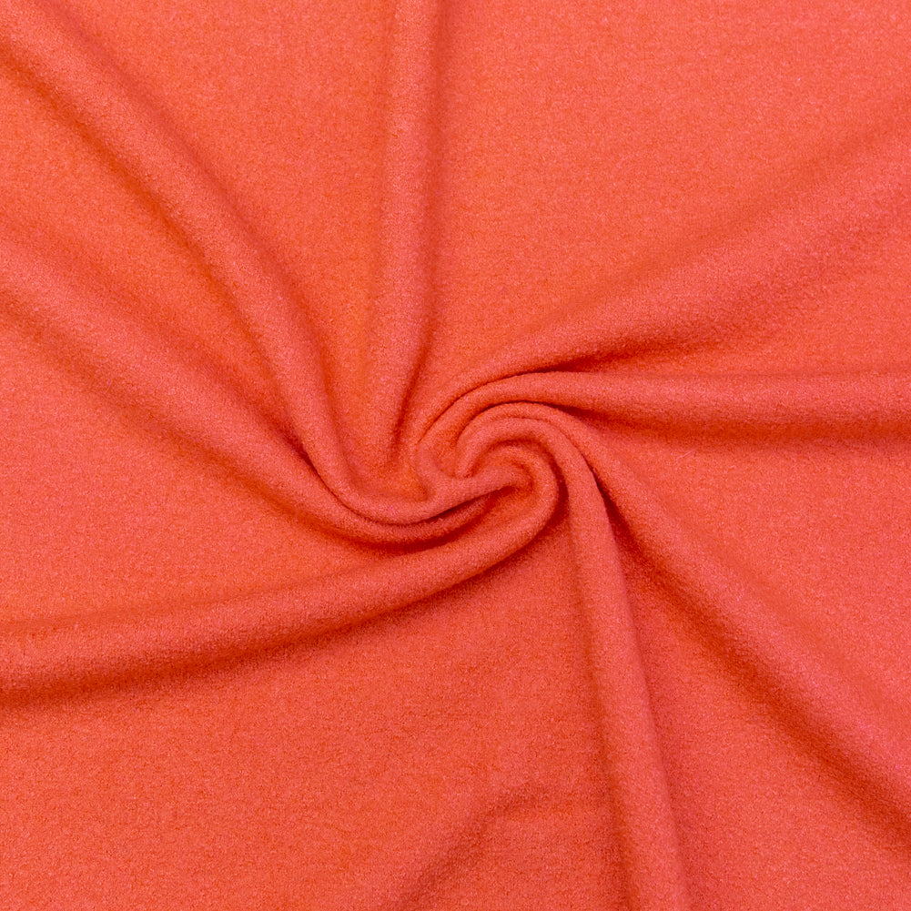 Boiled Wool Coating Fabric - Salmon - Ketil Collection
