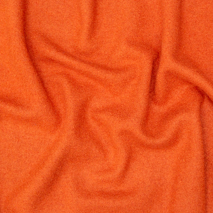 Boiled Wool Coating Fabric - Burnt Orange - Ketil Collection