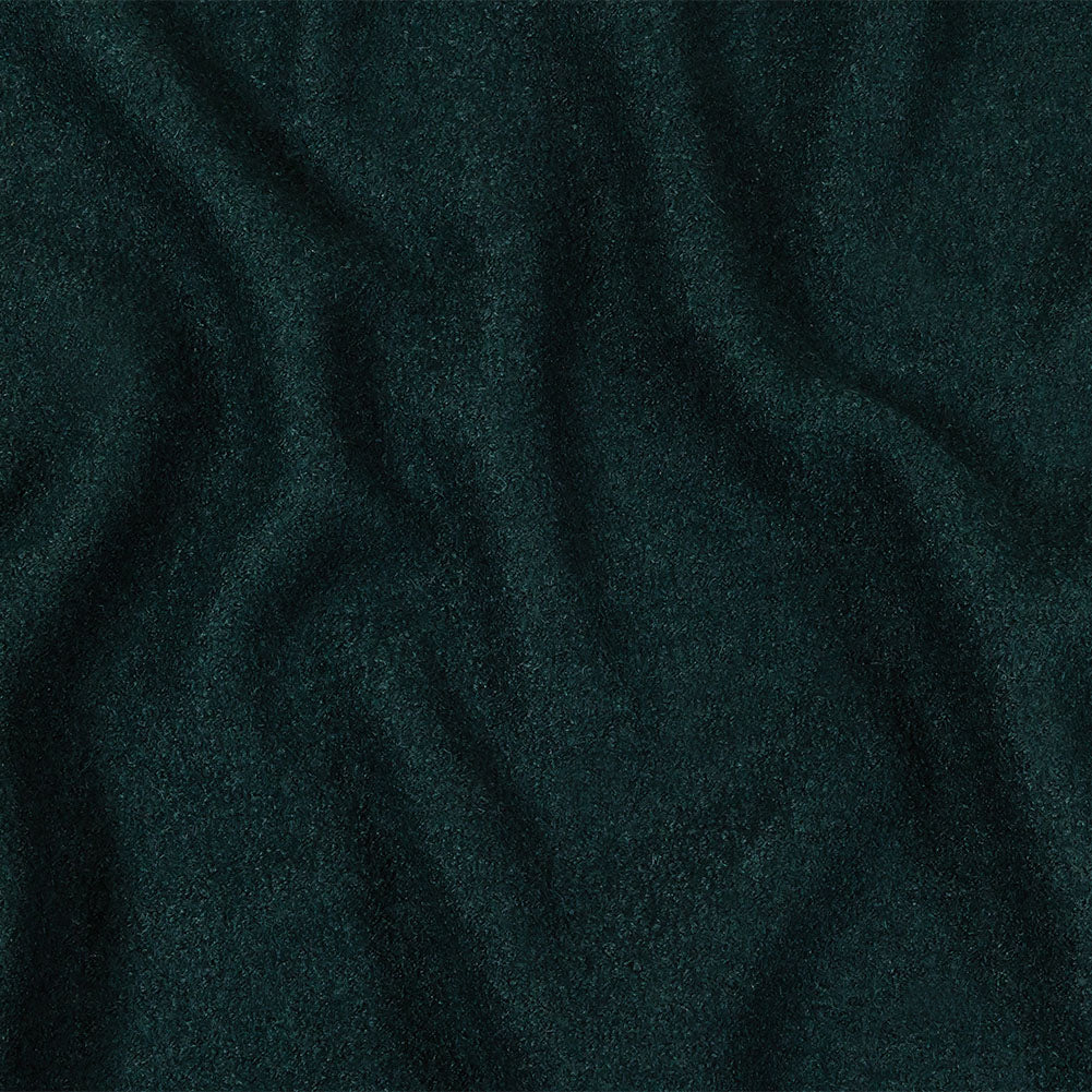 Boiled Wool Coating Fabric - Forest Green - Ketil Collection