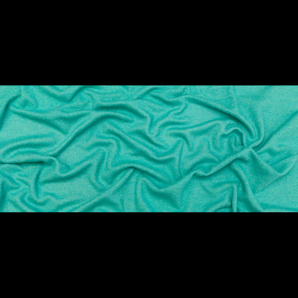 Boiled Wool Coating Fabric - Mint Green - Ketil Collection Folded