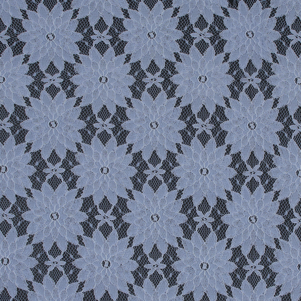Corded Lace - Periwinkle Floral