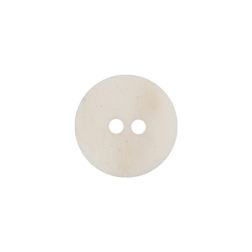 Bone White Etched Horn Coat Button - 25L/16mm Detail