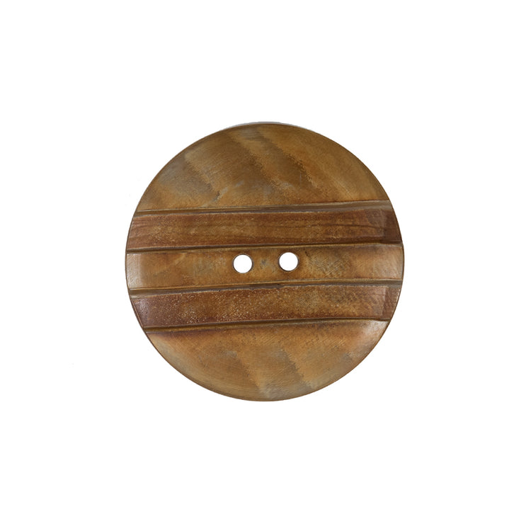 template--25130090922057__main-Striped Natural 2-Hole Horn Button - 40L/25.5MM