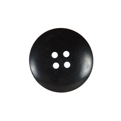 Black and Brown Textural Horn 4-Hole Button - 36L/23mm Detail