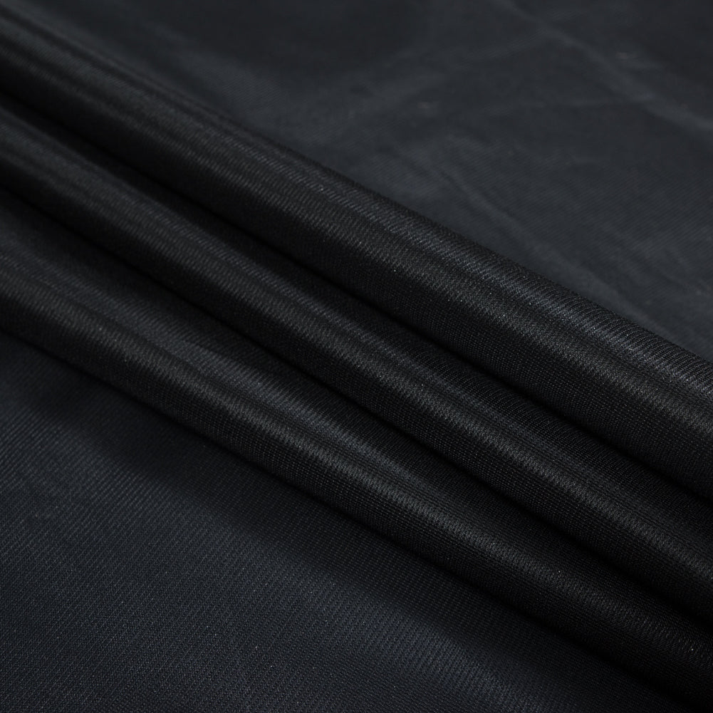 Black Knit Fusible Interlining Folded