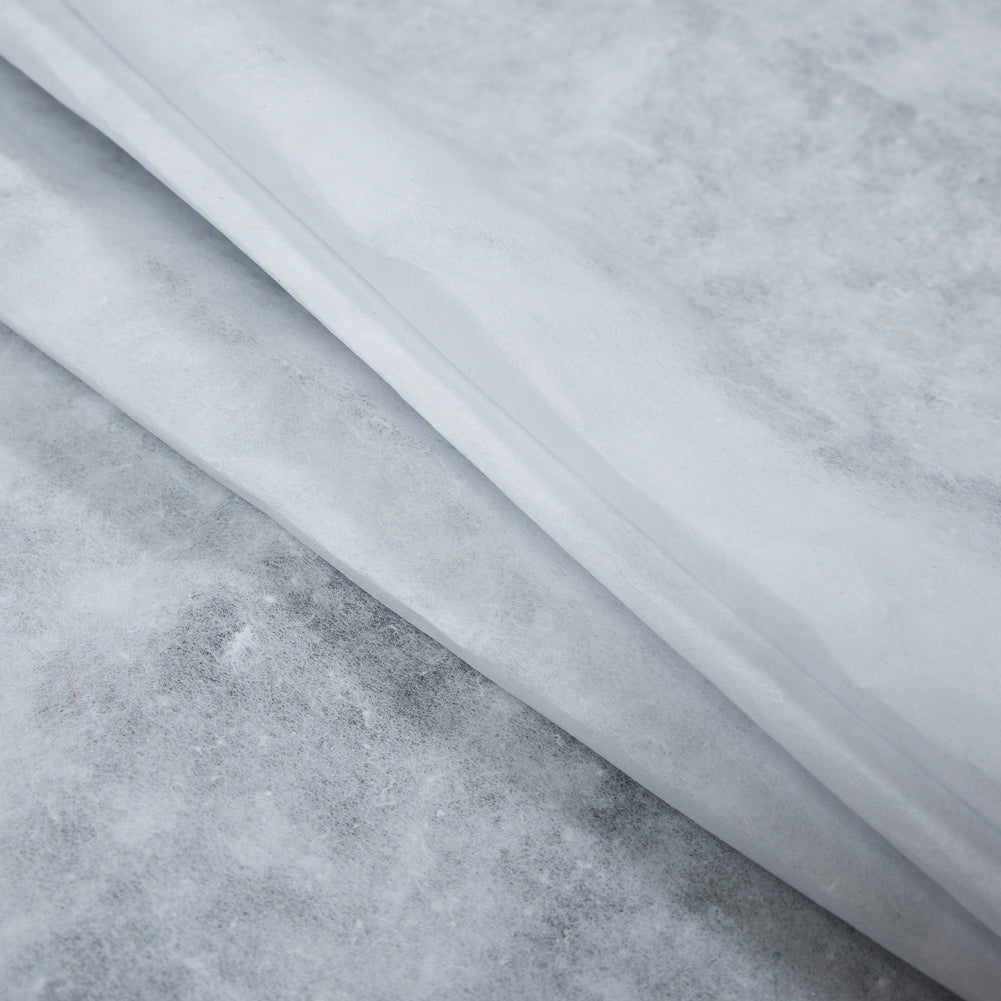 White Felted Non-Woven Interlining Folded
