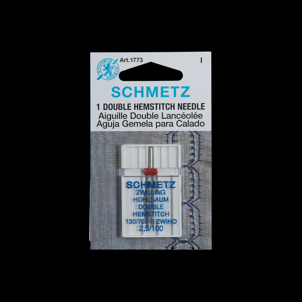 Schmetz Double Hemstitch Machine Needle - 2.5/100 - 1 ct