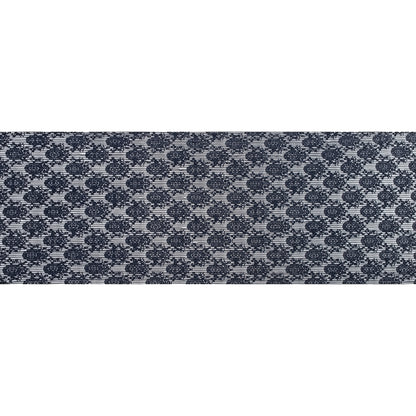Navy Floral Pleated Lace Full