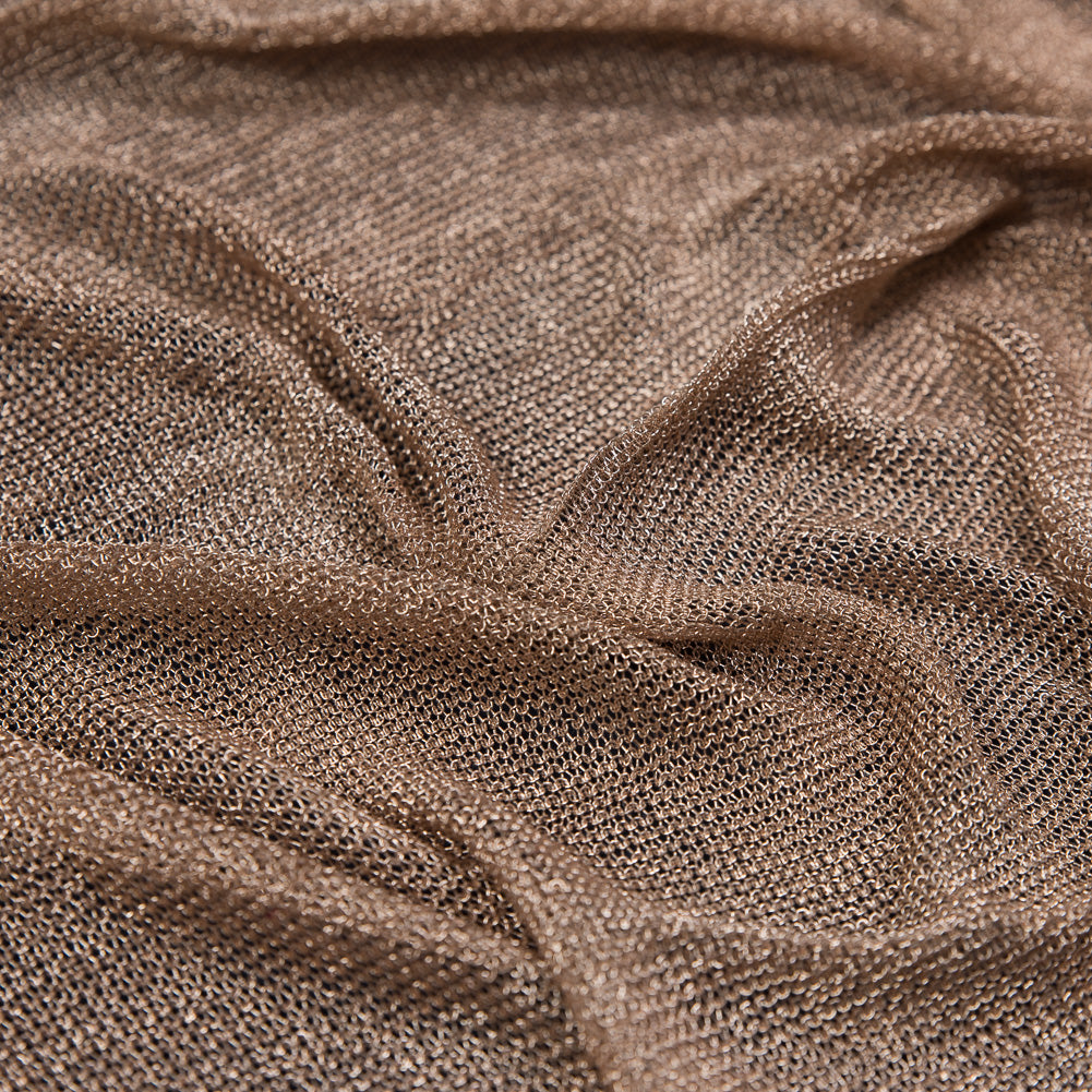 Plastic Chainmail Fabric - Rose Gold Full