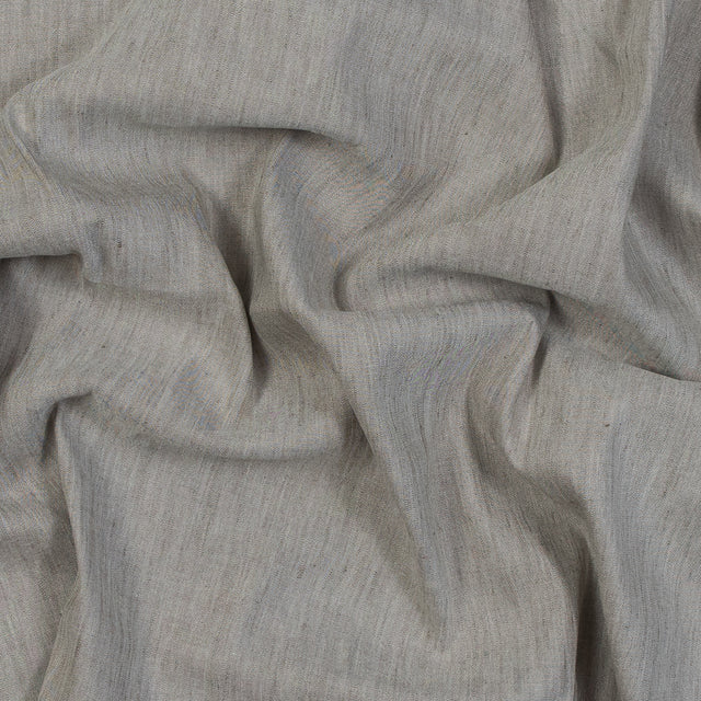 Stretch Linen Woven - Dark Oatmeal - Asturias Collection