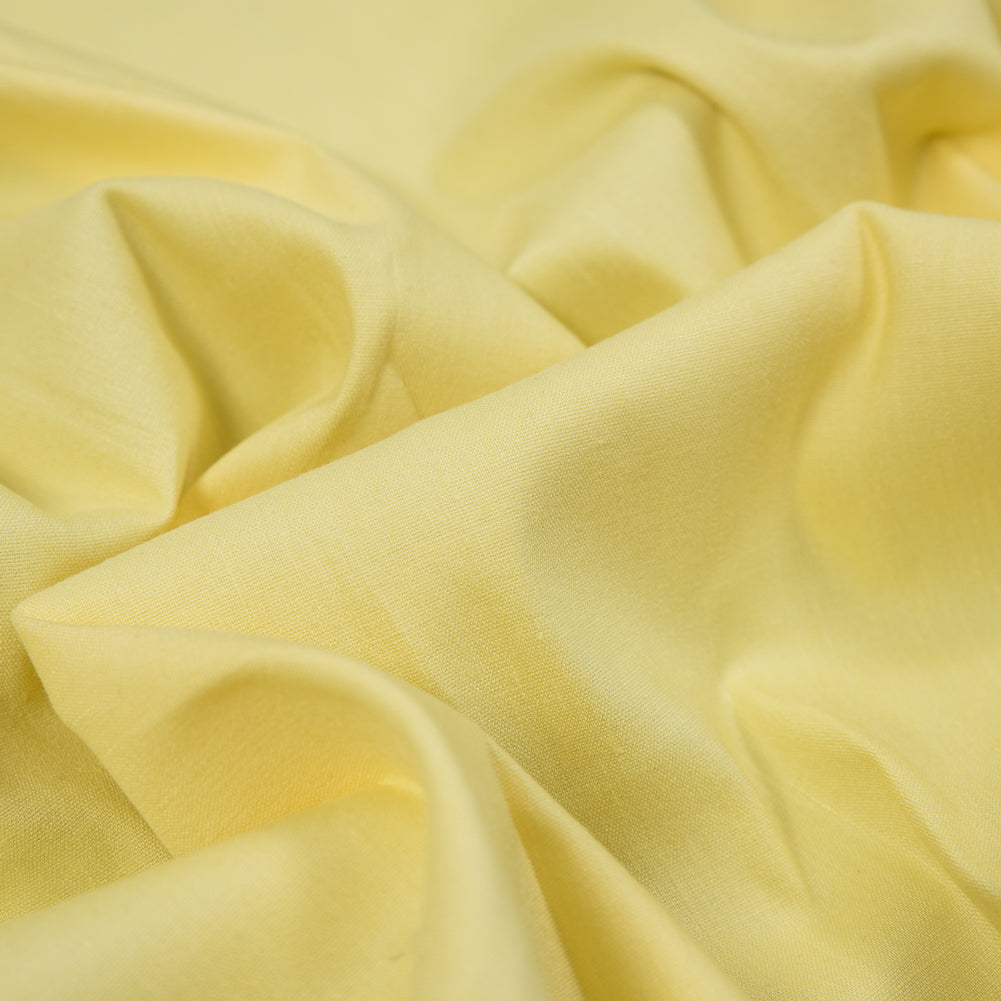 Stretch Linen Woven - Canary Yellow - Asturias Collection