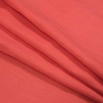 Stretch Linen Woven - Coral - Asturias Collection