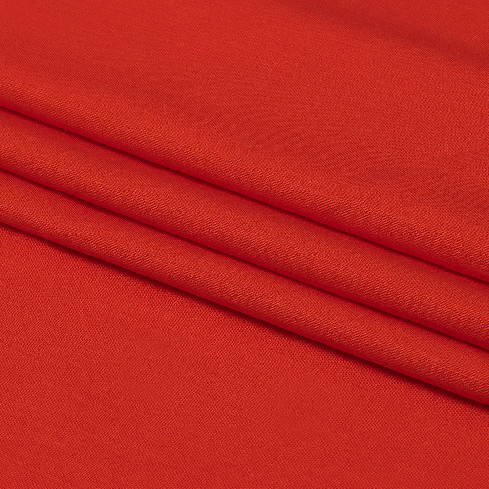 Stretch Linen Woven - Apple Red - Asturias Collection