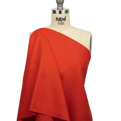 Stretch Linen Woven - Apple Red - Asturias Collection