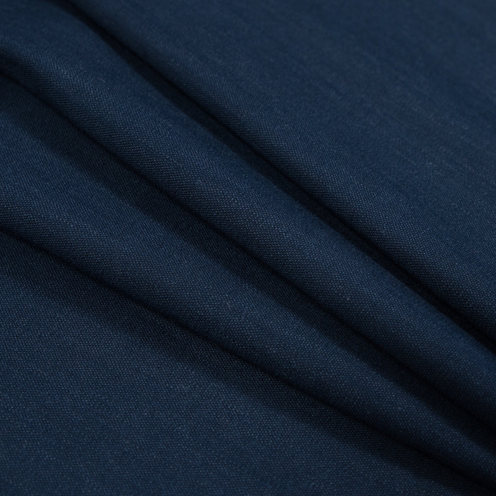 Stretch Linen Woven - New Indigo - Asturias Collection