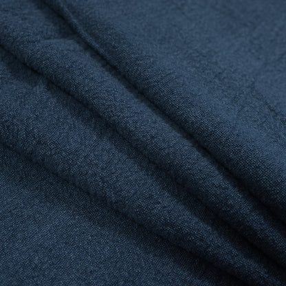 Linen Crepe - Indigo - Pisek Collection Folded