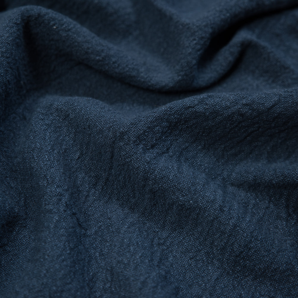 Linen Crepe - Indigo - Pisek Collection Detail