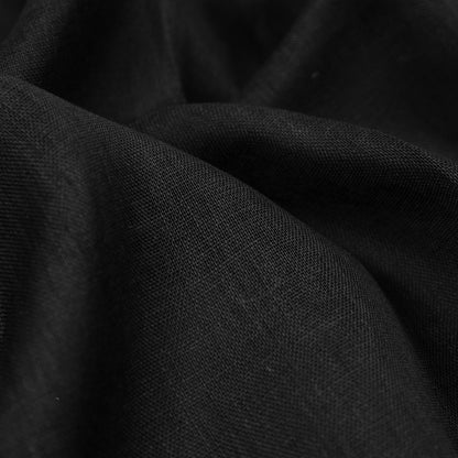 Linen Scrim 58" - Black - Corinth Collection Full
