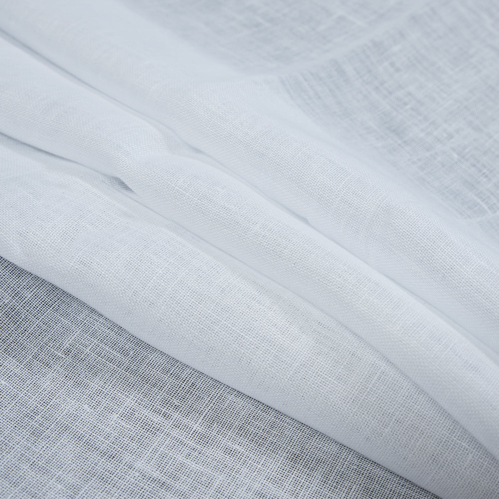 Linen Scrim 118" - White - Corinth Collection Detail