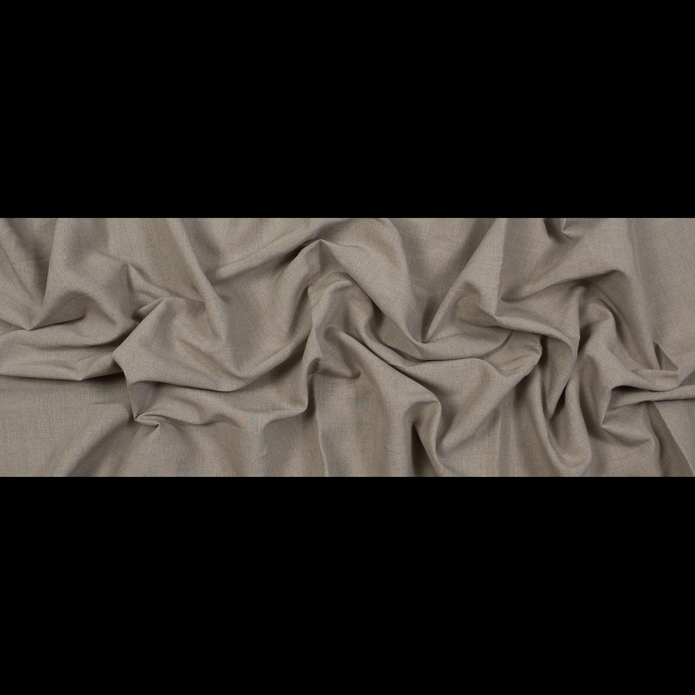 Medium Weight Linen Woven 118" - Natural - Ostrava Collection Folded